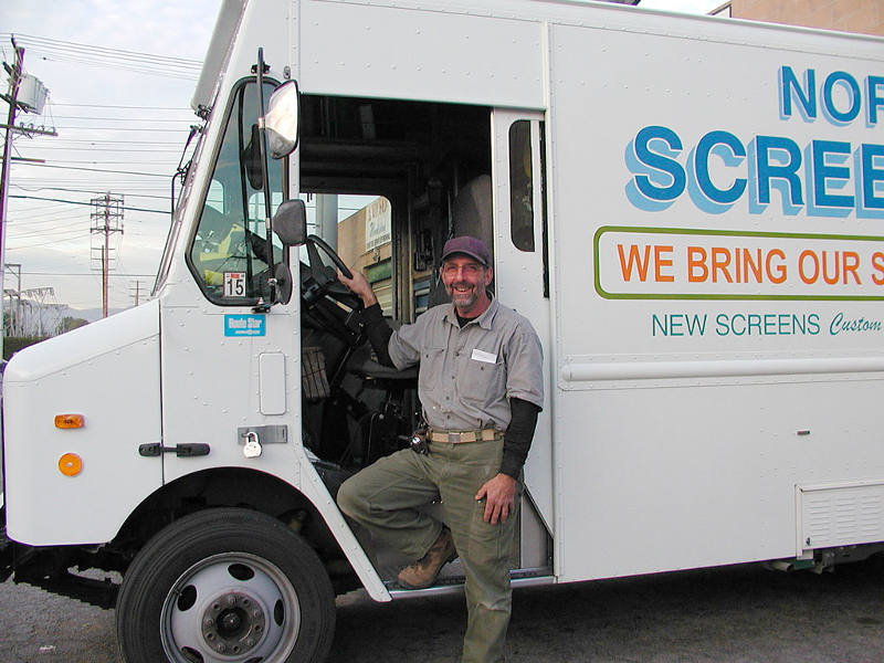 steve miller next to mobile service van